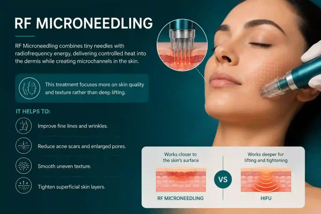 What Does RF Microneedling Do That HIFU Alone Cannot Haverhill