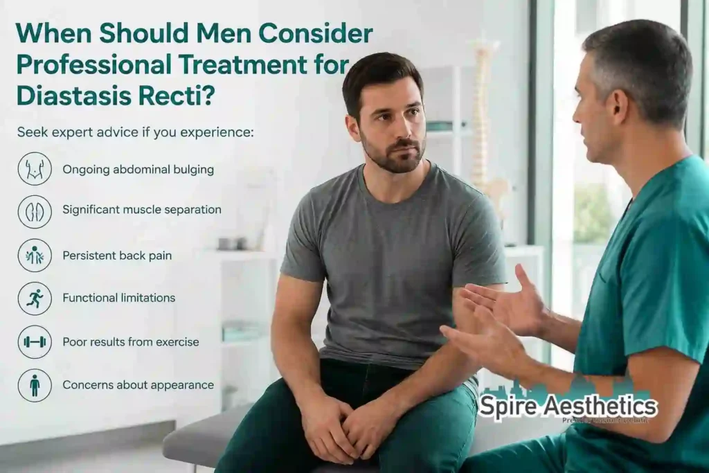 When Should Men Consider Professional Treatment for Diastasis Recti Haverhill?
