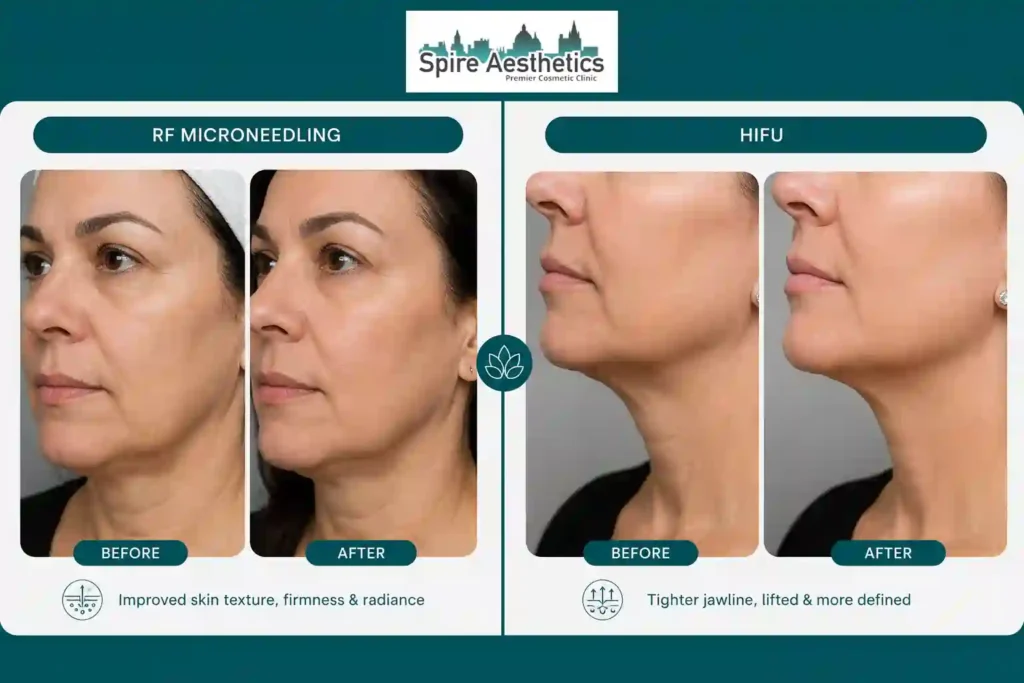 Can RF Microneedling and HIFU Be Combined Haverhill?
