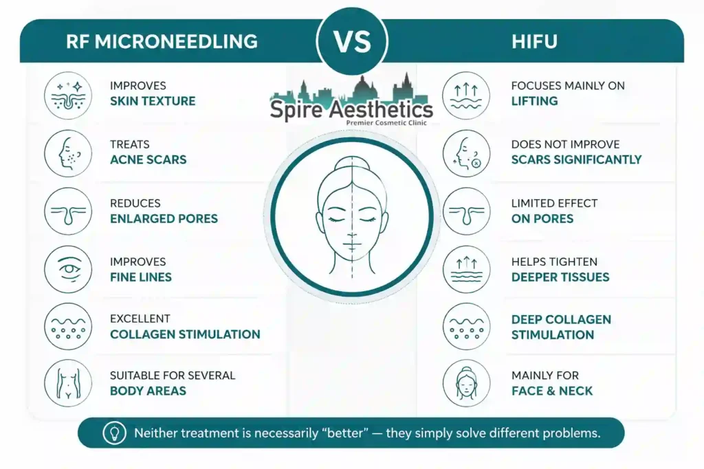 RF Microneedling vs HIFU: Which Treatment Gives Better Results Haverhill?
